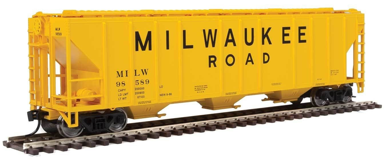 Walthers 910-7260 HO MILW 54' Pullman-Standard 4427 CD Covered Hopper RTR #98589