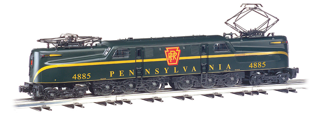 Bachmann 41852 O Pennsylvania Green Single Stripe GG-1 Electric Locomotive #4885