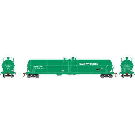Athearn 17845 HO BASF/Wyandotte RTR 62' Tank #19243