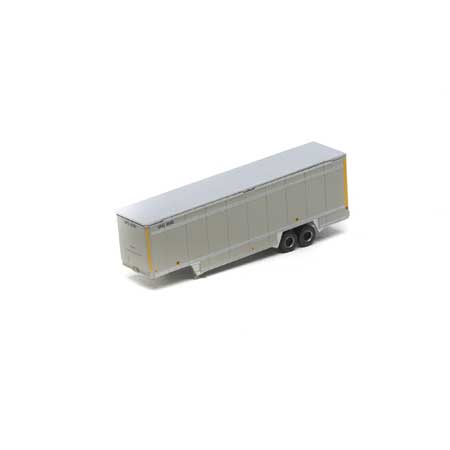 Athearn 6904 N UPS 40' Drop Sill Parcel Trailer,Yellow Stripes #1