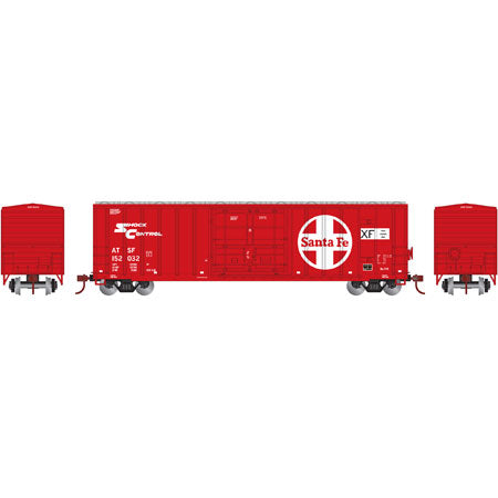 Athearn 87435 HO Santa Fe RTR 50' FMC Superior Plug Door Box #152032