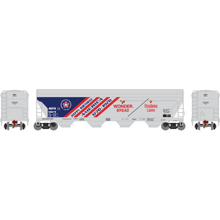 Roundhouse 15201 HO ACFX/Wonder Bread ACF Centerflow Hopper #56675