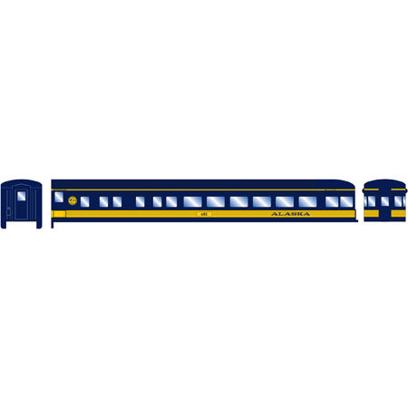 Roundhouse 84360 HO Alaska Streamline Observation #602