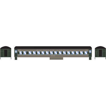 Roundhouse 86496 HO Southern Pacific Heavyweight Round Roof Coach #2142