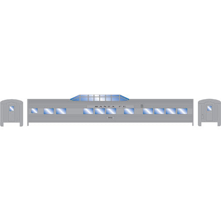 Roundhouse 88017 HO Santa Fe Streamline Vista Dome #3102