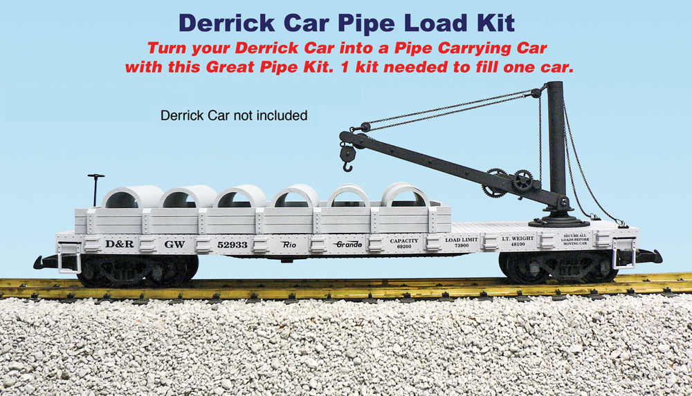 USA Trains R1800PK G Pipe Load for Derrick Car