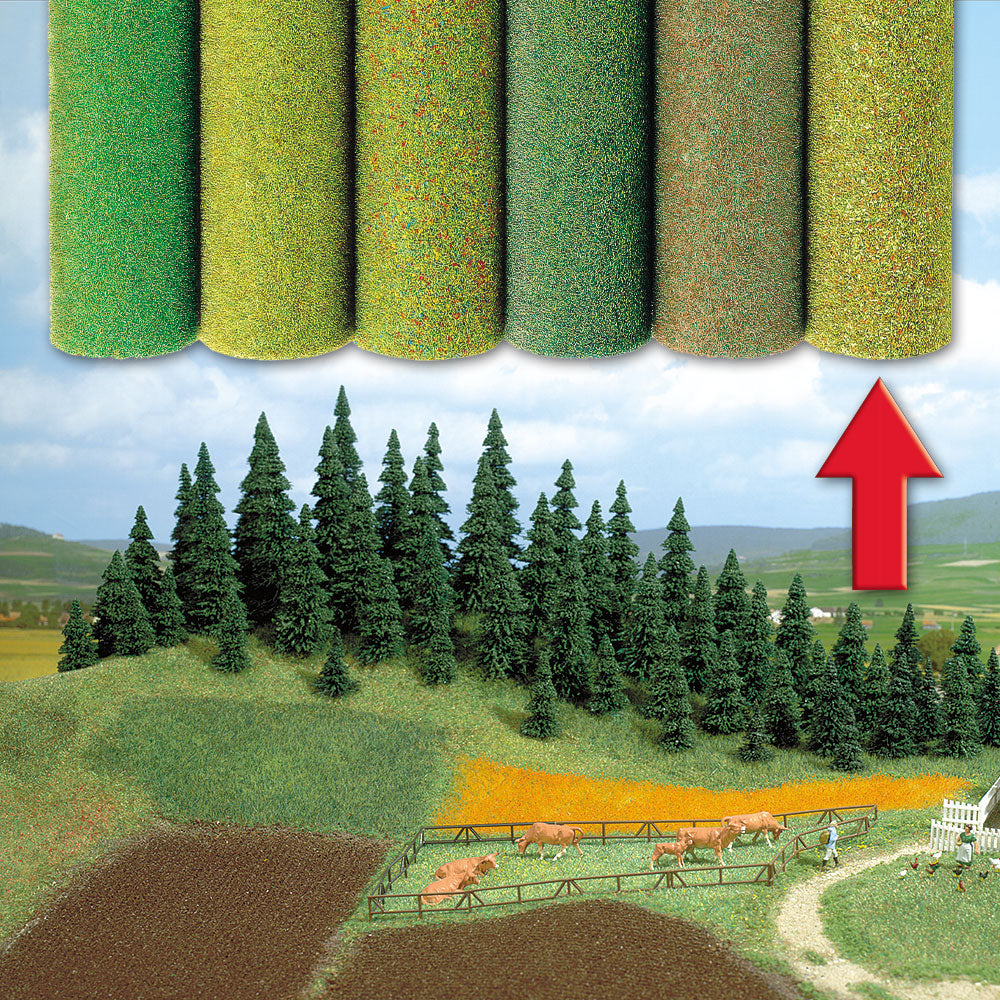 Busch 7236 Large Grass Mat 4-Color Mix