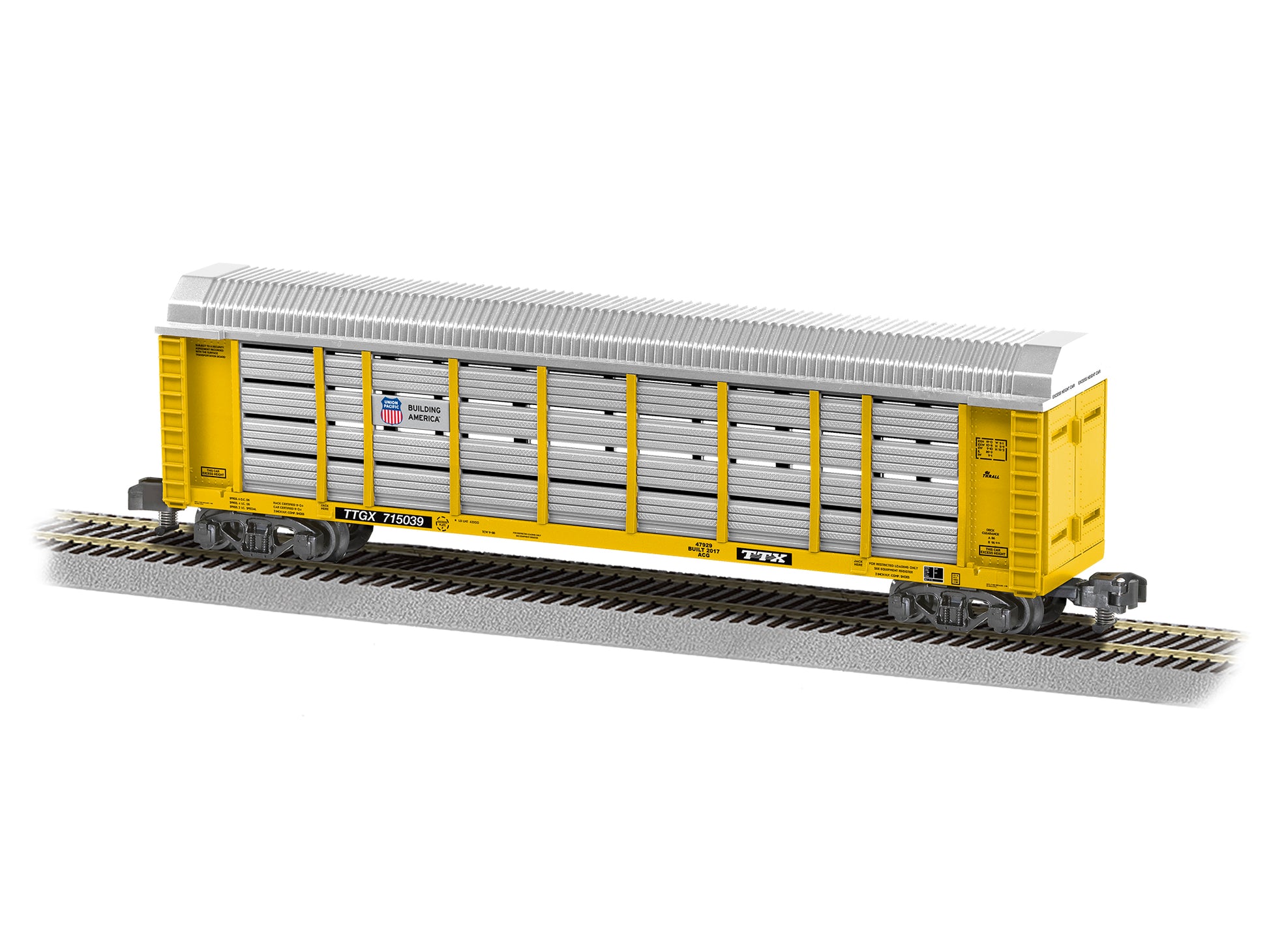 American Flyer 6-47929 S Union Pacific Auto Carrier #ETTX 715039