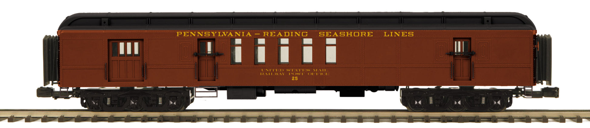 MTH 20-42028 O Pennsylvania Reading Seashore Lines 70' Madison RPO Passenger Car