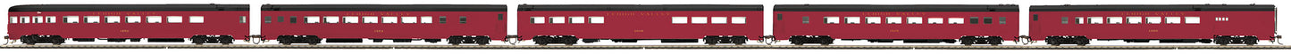 MTH 80-60046 HO Lehigh Valley Smooth Passenger Car Set (Set of 5)