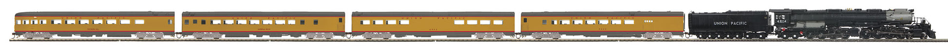 MTH 80-3258-1 HO UP 4-8-8-4 Big Boy Speciality Passenger Car Set (Set of 5)
