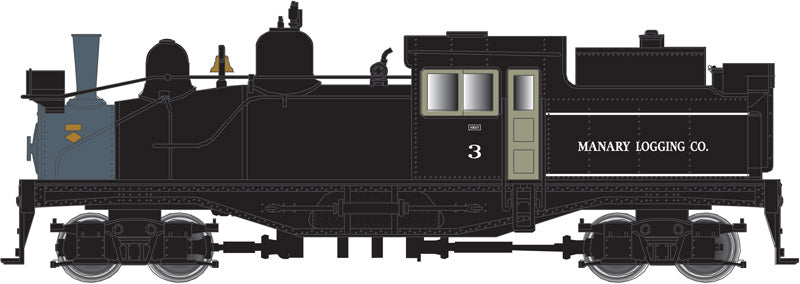 Atlas 40002570 N Manary Logging Company Shay Steam Locomotive #3