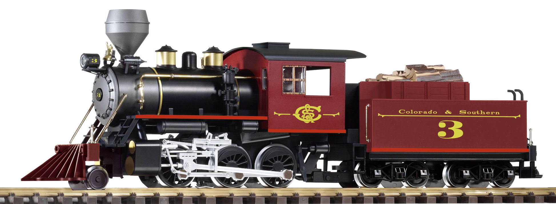 Piko 38235 G Colorado & Southern Mogul Steam Locomotive with Sound & Smoke #3