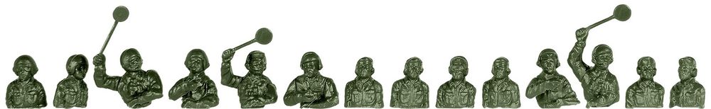Roco 00309 HO Tank Commanders and Drivers US and BW Figures (Set of 14)