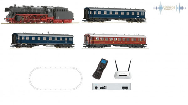 Roco 51308 Deutsche Bundesbahn Digital Z21 HO Gauge Mega Steam Starter Train Set