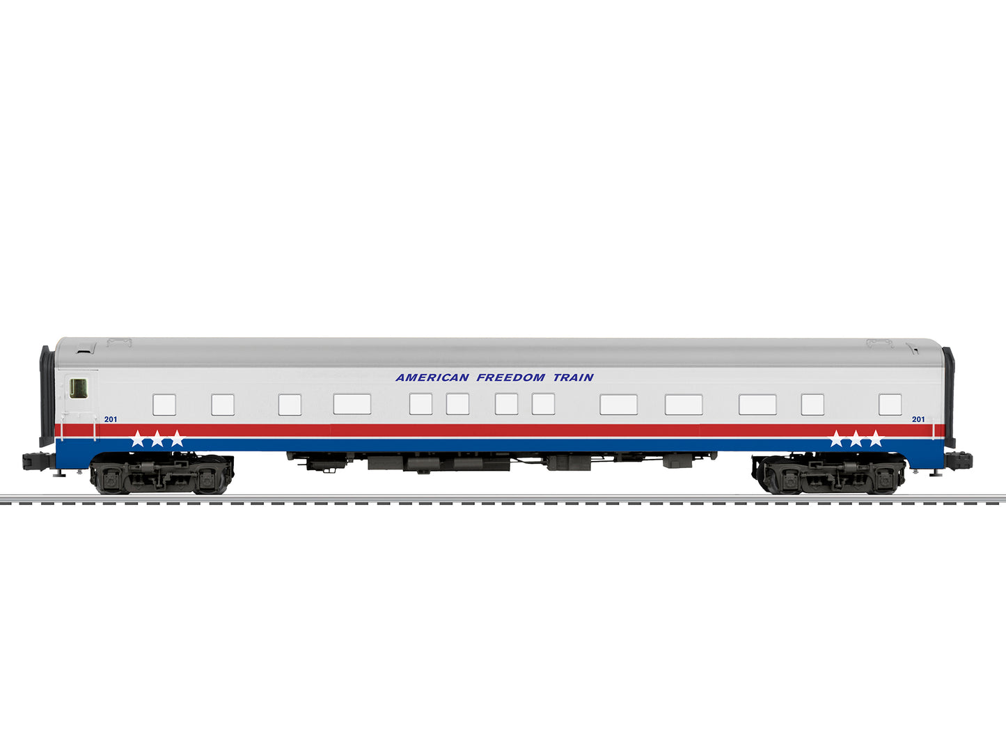 Lionel 6-83119 O American Freedom Train 21' Stationsounds Exhibit Car #201