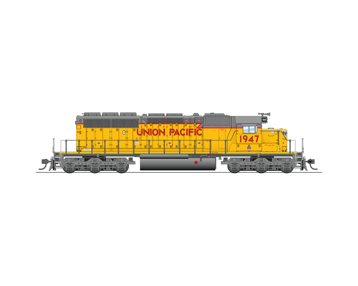 Broadway Limited 5372 HO Union Pacific EMD SD40N Diesel Loco Paragon3 #1907