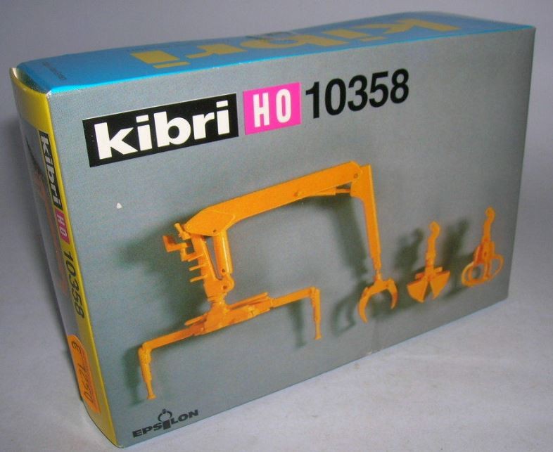 Kibri 10358 HO Loading Crane With Polyp And Clamshell Grab Kit