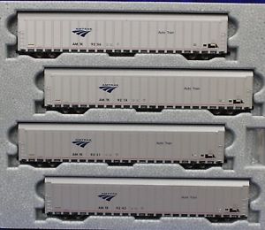 Kato 106-5505 N Amtrak Auto Train Autorack Set #3 (Set of 4)