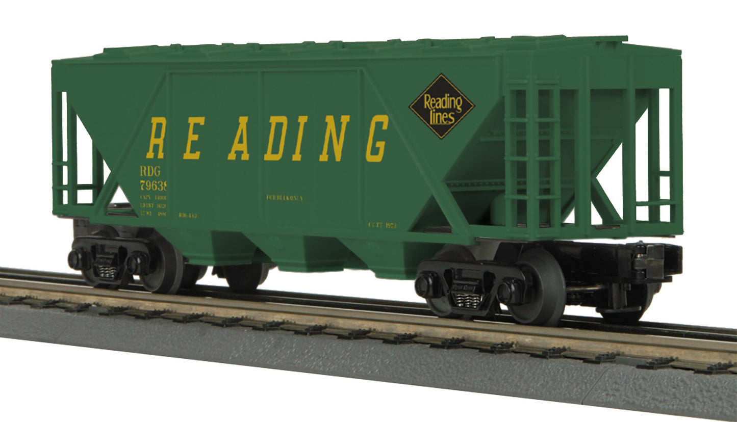 MTH 30-75590 O Reading H30A 3 Bay Covered Hopper