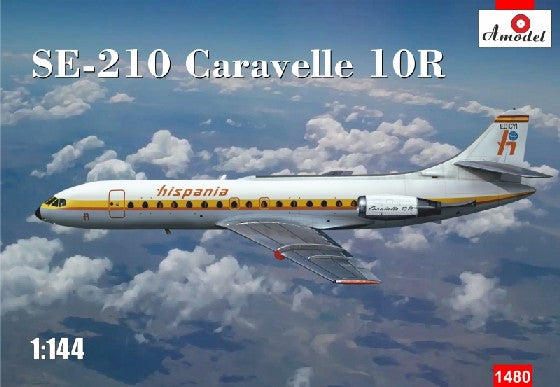 A Model from Russia 1480 1:144 SE-210 Caravelle 10R Hispania International