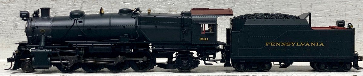Broadway Limited 4041 HO PRR Class L1s 2-8-2 Pre-1946 #2911 w/Paragon 3 Sound