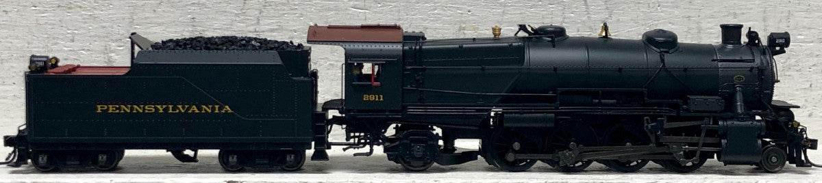 Broadway Limited 4041 HO PRR Class L1s 2-8-2 Pre-1946 #2911 w/Paragon 3 Sound