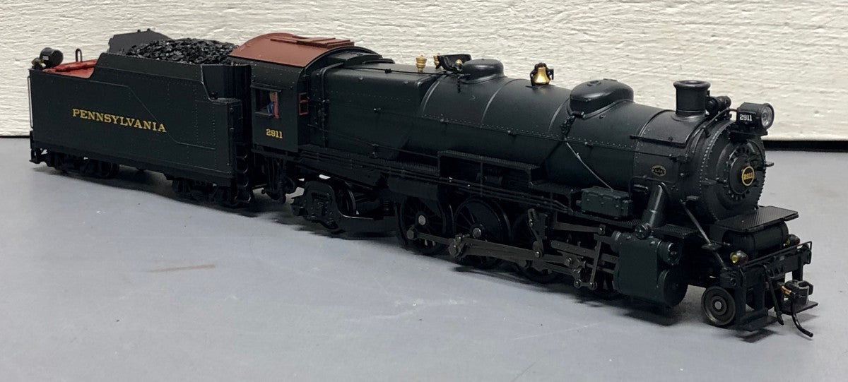 Broadway Limited 4041 HO PRR Class L1s 2-8-2 Pre-1946 #2911 w/Paragon 3 Sound
