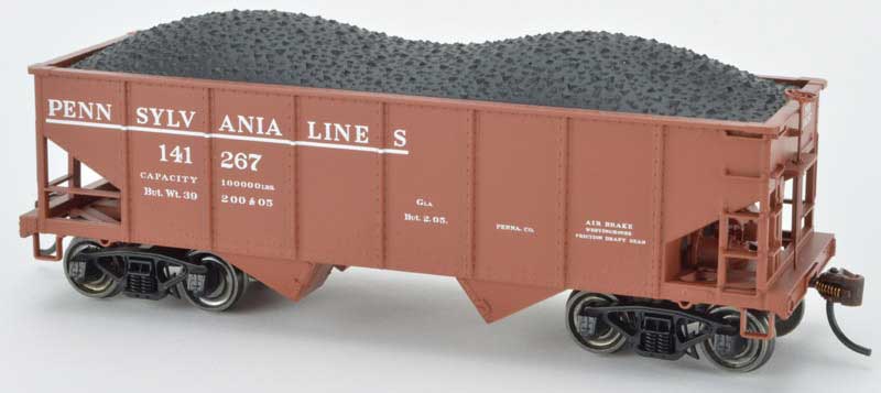 Bowser 60254 HO Pennsylvania Railroad Lines GLa 2-Bay Hopper Car Kit #60254