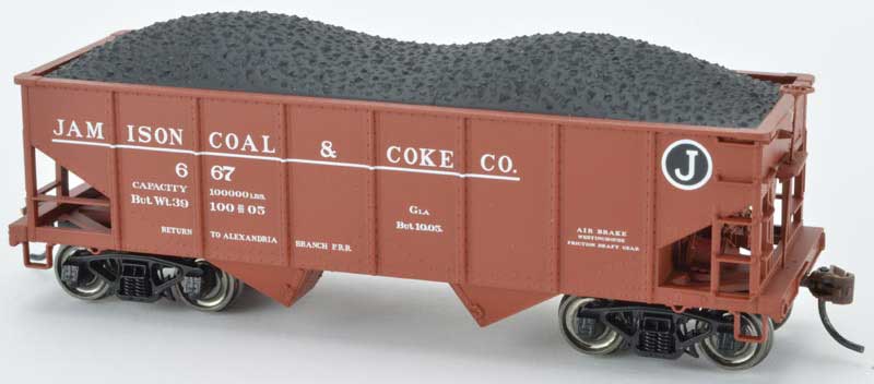 Bowser 60260 HO Jamison Coal and Coke Co. GLa 2-Bay Hopper Car Kit #667