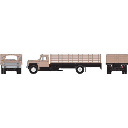 Athearn 25999 HO Ford F-850 Stakebed Truck Ready-To-Run (Tan)