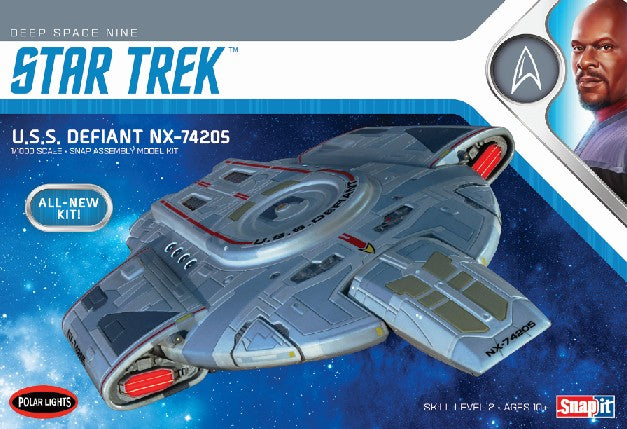 Polar Lights 952 1:1000 Star Trek U.S.S. Defiant NX-74205 Plastic Model Kit