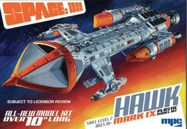 MPC 881 1:72 Space: 1999 Hawk Mark IX Spacecraft Plastic Model Kit