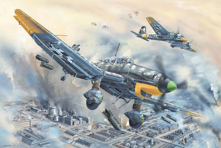 Trumpeter 02424 1:24 Junkers Ju-87D-5 Stuka Military Aircraft Plane Model Kit