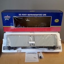 USA Trains R16700X G Unpainted 50' Mechanical Refrigerator Cars.