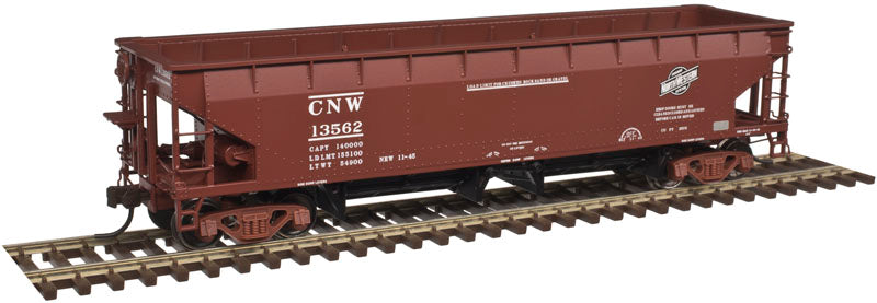 Atlas 20004569 HO Chicago and North Western 70 Ton Hart Ballast Car #13576