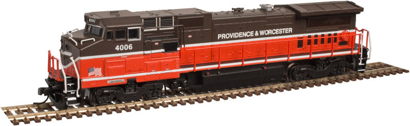 Atlas 40003039 N Providence & Worcester DASH 8-40B Diesel Locomotive DCC #4006