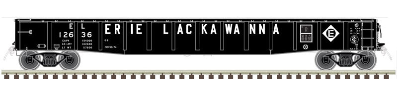 Atlas 50003412 N Erie Lackawanna ACF 70-Ton 52' Gondola #12634