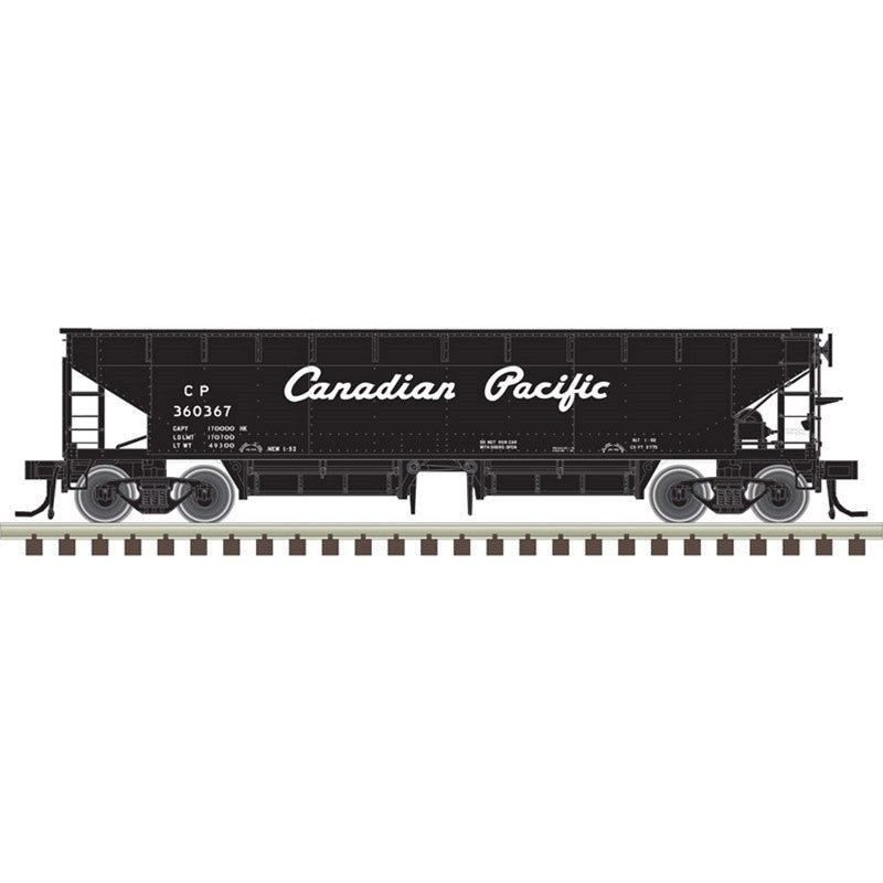 Atlas 50003547 N Canadian Pacific 70Ton Hart Ballast Car #360296,#360902,#360931
