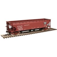 Atlas 50003551 N Chicago, Burlington & Quincy 70-Ton Hart Ballast Car (Set of 3)