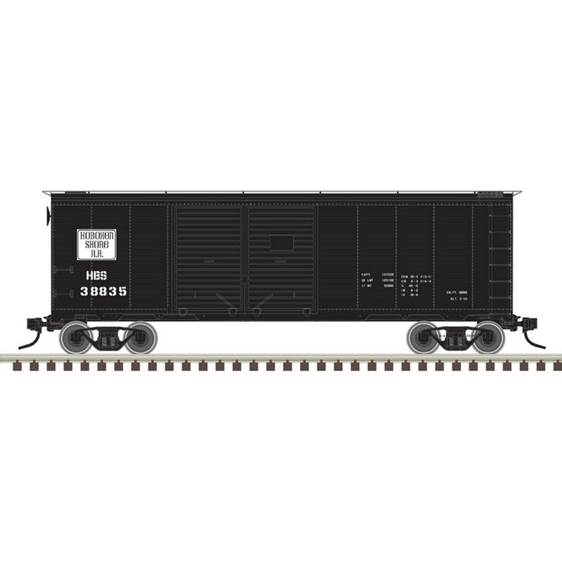 Atlas 50003647 N Hoboken Shore Trainman® 40' Double Door Box Car #38835