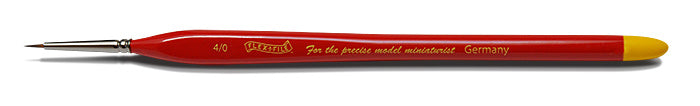 Flex-I-File BR4-0 Size 4/0 Ultra Fine Red Sable Brush