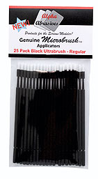Alpha Abrasives 1300 Black Regular Microbrush (Pack of 25)