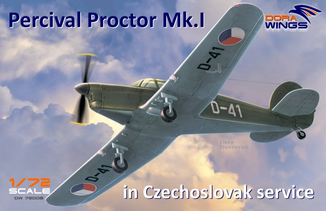 Dora Wings DW72003 1:72 Percival Proctor Mk. I Czech Aircraft Plastic Model Kit