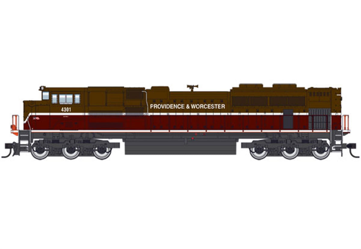 Walthers 910-19844 HO Providence & Worcester SD70ACe Diesel Loco Sound/DCC #4302
