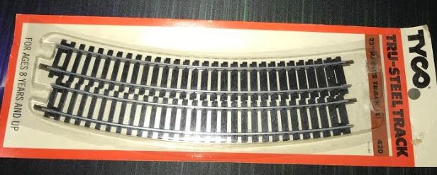 Tyco 420 22" Radius Track (Pack of 4)