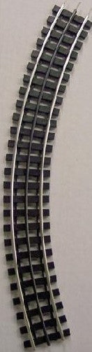 Gargraves 42-101S O 3 Rail Phantom Tinplate 42" Curve Plastc Tie Track