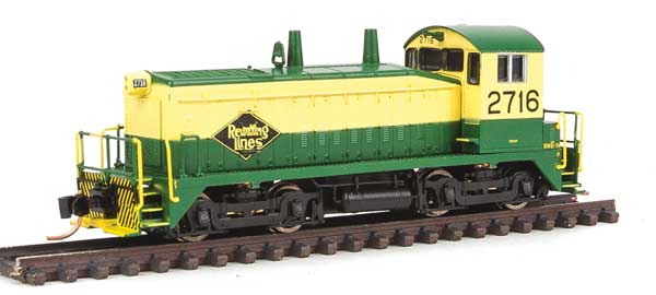 Walthers 929-50113 N Reading EMD SW1200 Diesel Locomotive Standard DC #2716