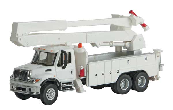 Walthers 949-11754 HO International 7600 Utility Truck with Bucket Lift