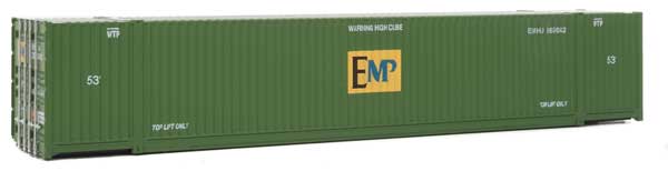 Walthers 949-8530 HO EMP 53' Singamas Corrugated-Side Container - Assembled
